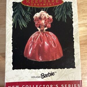 Hallmark 1993 Holiday Barbie
Ornament Keepsake Ist in Series
Original Box Mattel